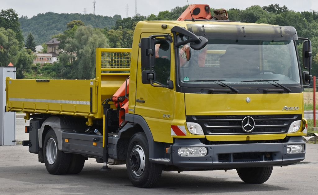 Mercedes-Benz ATEGO 818 * KIPPER 4,05m + PK 6501A * TOP - Camión grúa, Camión volquete: foto 3 Mercedes-Benz ATEGO 818 * KIPPER 4,05m + PK 6501A * TOP - Camión grúa, Camión volquete: foto 3