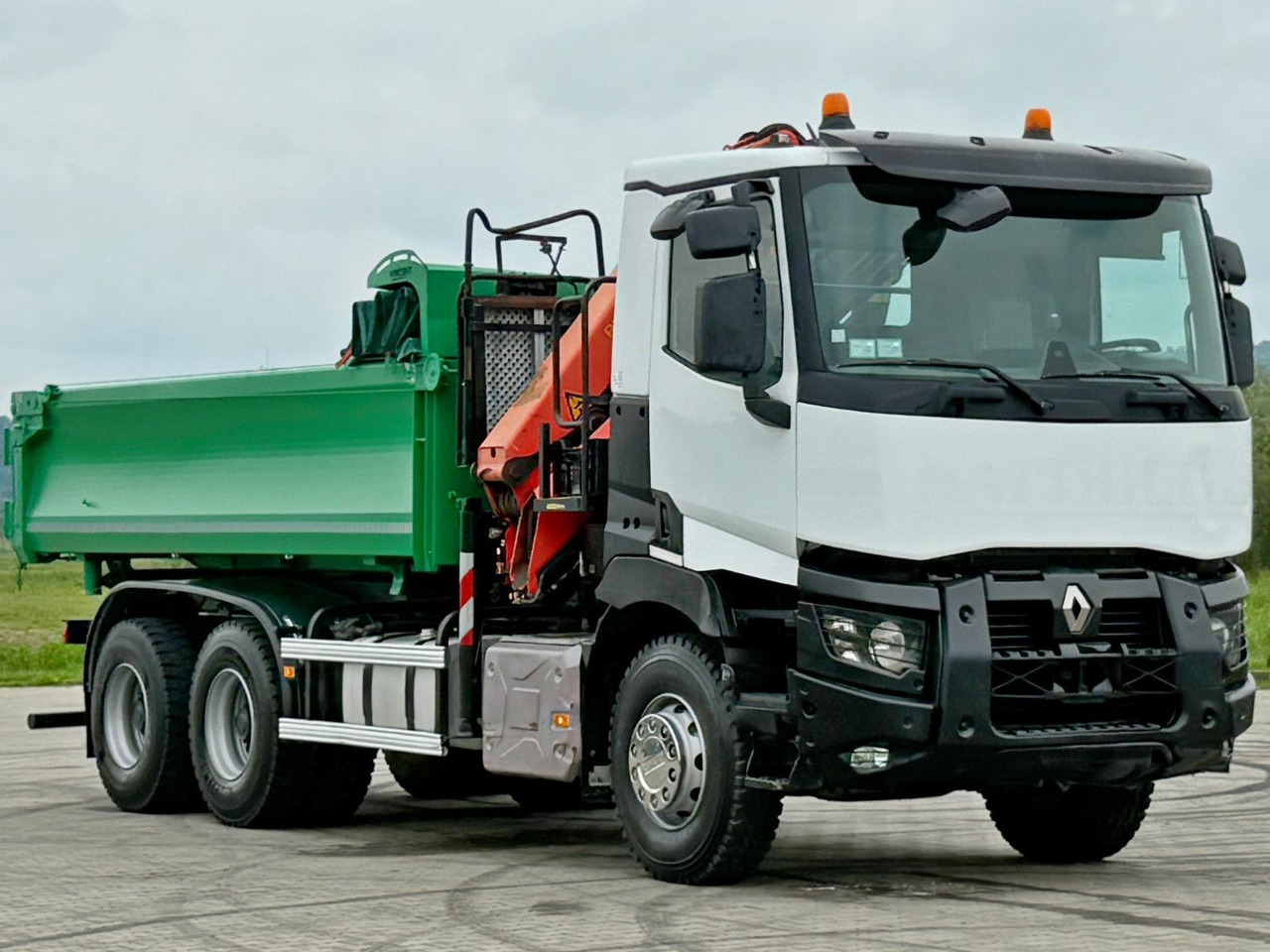 Renault C 430 *KIPPER 5,10 m + PK 16001 - K B* 6x4 - Camión volquete, Camión grúa: foto 4 Renault C 430 *KIPPER 5,10 m + PK 16001 - K B* 6x4 - Camión volquete, Camión grúa: foto 4