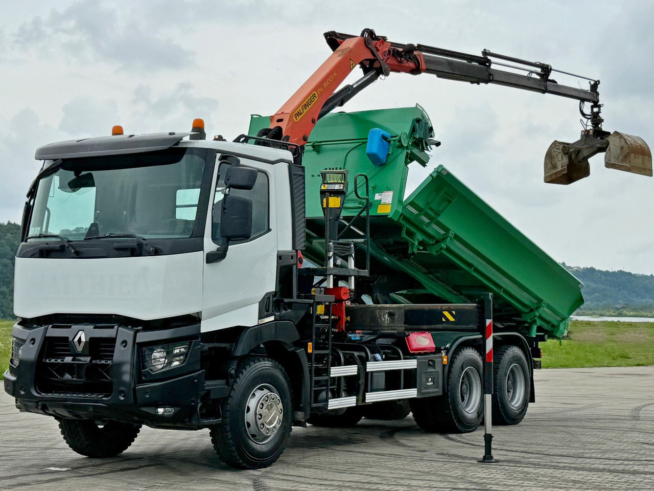 Renault C 430 *KIPPER 5,10 m + PK 16001 - K B* 6x4 - Camión volquete, Camión grúa: foto 3 Renault C 430 *KIPPER 5,10 m + PK 16001 - K B* 6x4 - Camión volquete, Camión grúa: foto 3