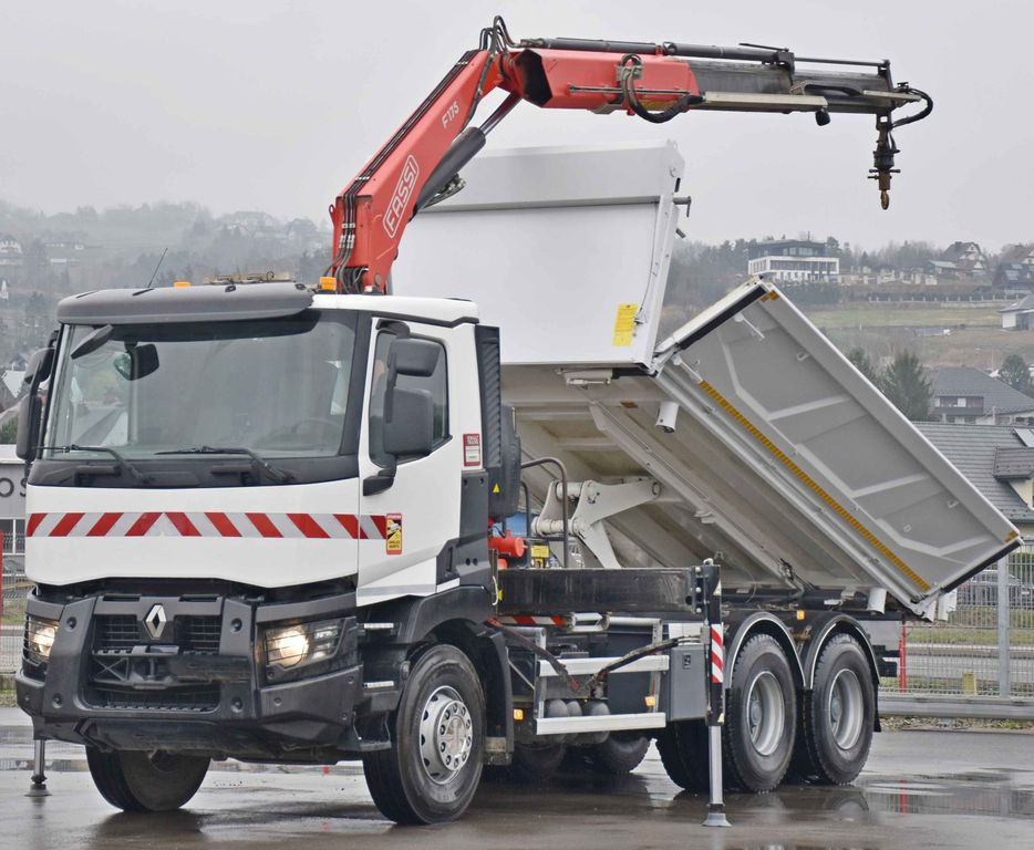 Renault C380 *KIPPER 5,10 m* FASSI F175A.0.22+FUNK /6x4 - Camión volquete, Camión grúa: foto 3 Renault C380 *KIPPER 5,10 m* FASSI F175A.0.22+FUNK /6x4 - Camión volquete, Camión grúa: foto 3