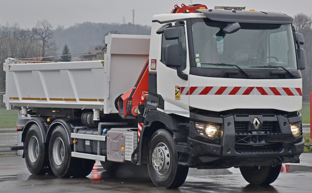 Renault C380 *KIPPER 5,10 m* FASSI F175A.0.22+FUNK /6x4 - Camión grúa, Camión volquete: foto 4 Renault C380 *KIPPER 5,10 m* FASSI F175A.0.22+FUNK /6x4 - Camión grúa, Camión volquete: foto 4