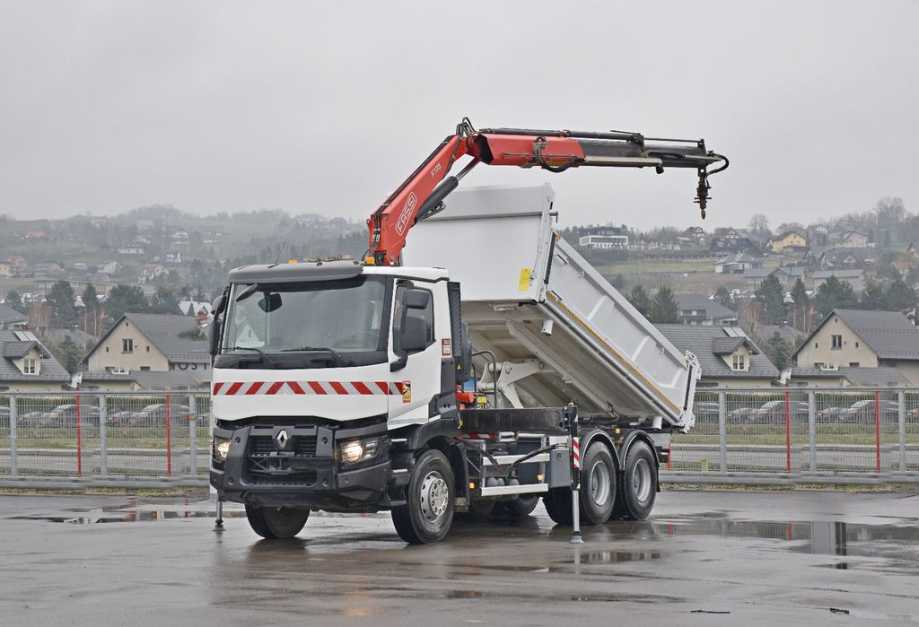Renault C380 *KIPPER 5,10 m* FASSI F175A.0.22+FUNK /6x4 - Camión grúa, Camión volquete: foto 2 Renault C380 *KIPPER 5,10 m* FASSI F175A.0.22+FUNK /6x4 - Camión grúa, Camión volquete: foto 2