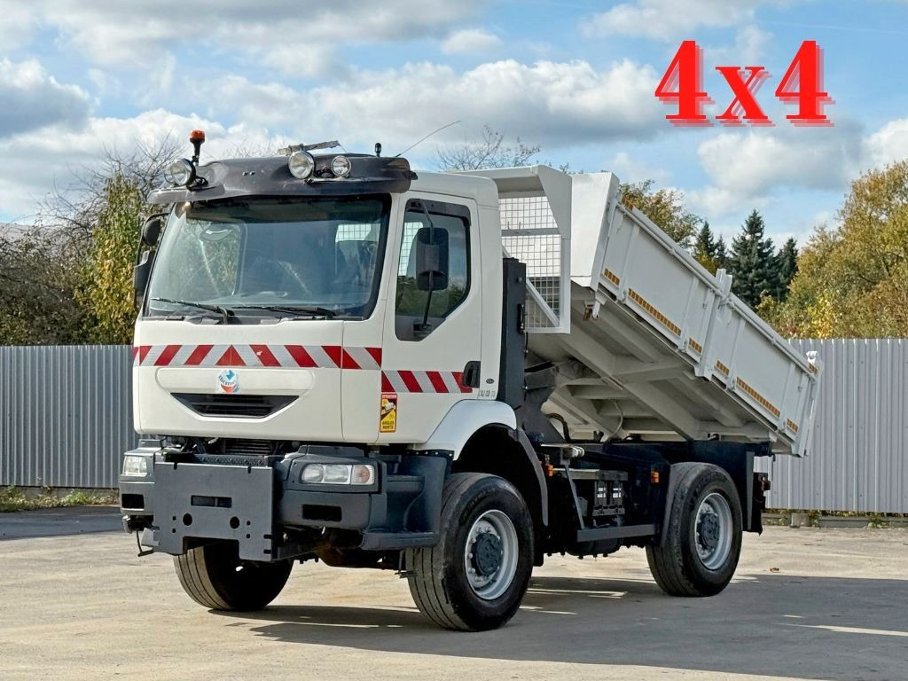 Renault MIDLUM 210 DCI* KIPPER 3,60m * 4x4 - Camión volquete: foto 1 Renault MIDLUM 210 DCI* KIPPER 3,60m * 4x4 - Camión volquete: foto 1