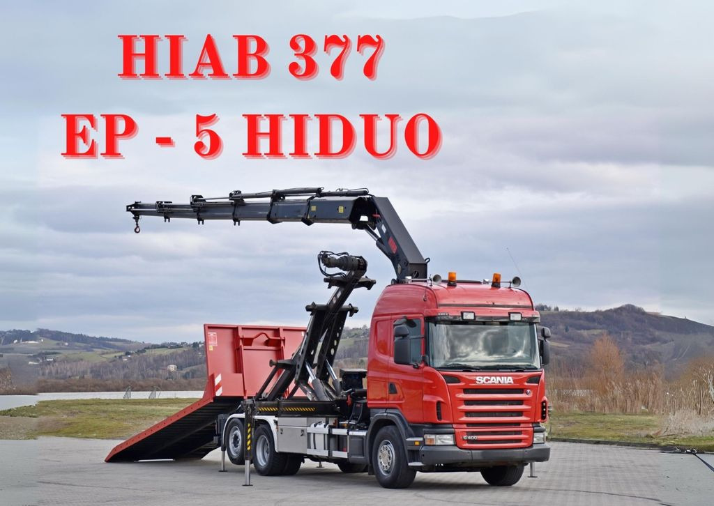 Scania G 400 * Abschleppwagen 6,40m* KRAN + FUNK * TOP - Camión multibasculante, Camión grúa: foto 1 Scania G 400 * Abschleppwagen 6,40m* KRAN + FUNK * TOP - Camión multibasculante, Camión grúa: foto 1