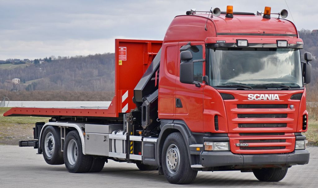 Scania G 400 * Abschleppwagen 6,40m* KRAN + FUNK * TOP - Camión multibasculante, Camión grúa: foto 3 Scania G 400 * Abschleppwagen 6,40m* KRAN + FUNK * TOP - Camión multibasculante, Camión grúa: foto 3