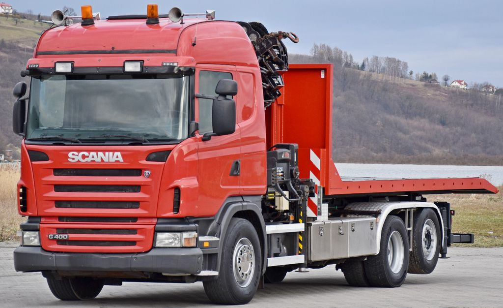 Scania G 400 * Abschleppwagen 6,40m* KRAN + FUNK * TOP - Camión grúa, Camión multibasculante: foto 4 Scania G 400 * Abschleppwagen 6,40m* KRAN + FUNK * TOP - Camión grúa, Camión multibasculante: foto 4