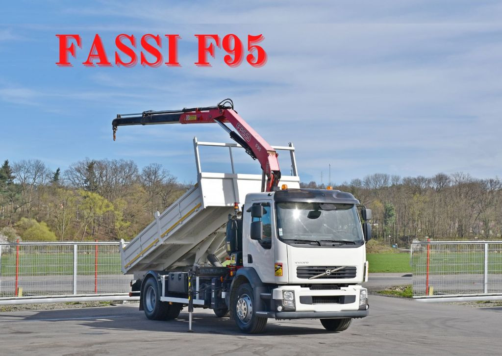 Volvo FL 290 KIPPER 4,90m * FASSI F95A.22 + FUNK * TOP Volvo FL 290 KIPPER 4,90m * FASSI F95A.22 + FUNK * TOP - Camión grúa, Camión volquete: foto 1 Volvo FL 290 KIPPER 4,90m * FASSI F95A.22 + FUNK * TOP Volvo FL 290 KIPPER 4,90m * FASSI F95A.22 + FUNK * TOP - Camión grúa, Camión volquete: foto 1