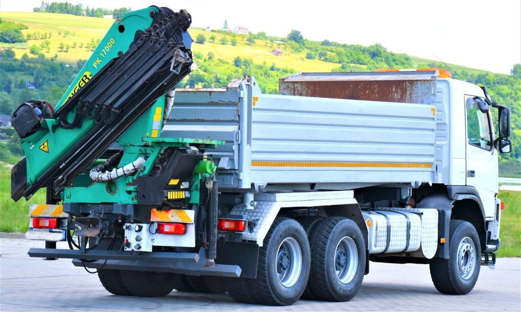 Camión volquete, Camión grúa Volvo FM 440 Kipper 4,80m + PK 17000D/6x4 * TOPZUSTAND: foto 6