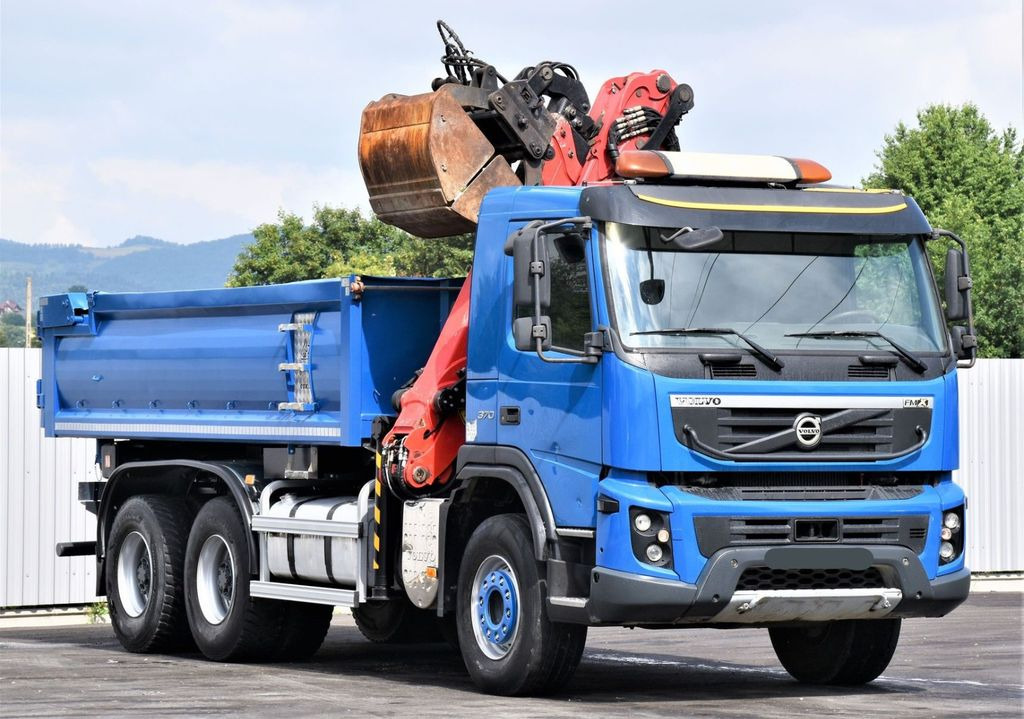 Volvo FMX 370 Kipper 4,90m *EPSILON Q150Z/FUNK*6x4 - Camión grúa, Camión volquete: foto 4 Volvo FMX 370 Kipper 4,90m *EPSILON Q150Z/FUNK*6x4 - Camión grúa, Camión volquete: foto 4