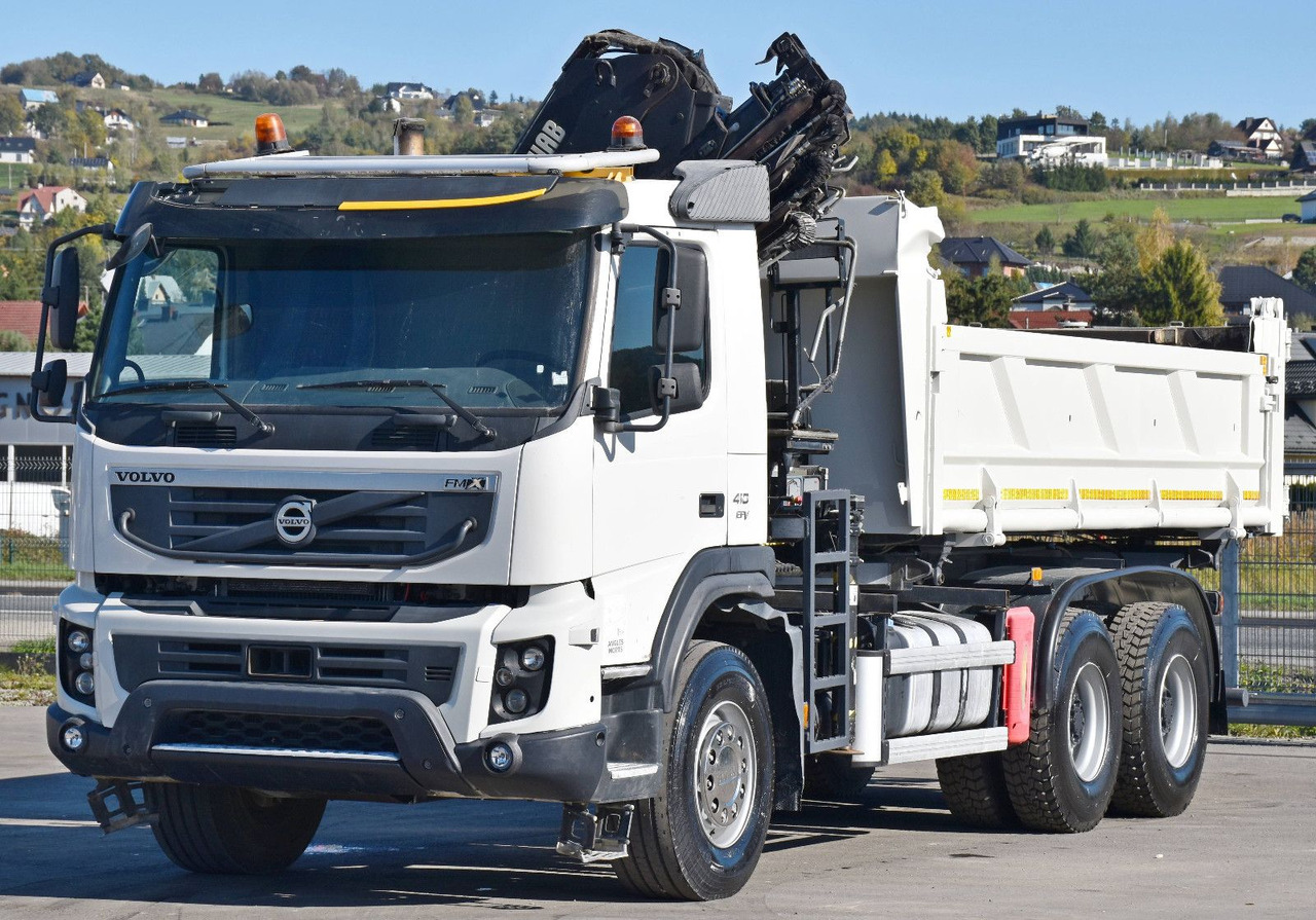 Volvo FMX 410 Kipper 5,20m*HIAB 122 D-4 HIDUO/FUNK*6x4 - Camión grúa: foto 5 Volvo FMX 410 Kipper 5,20m*HIAB 122 D-4 HIDUO/FUNK*6x4 - Camión grúa: foto 5