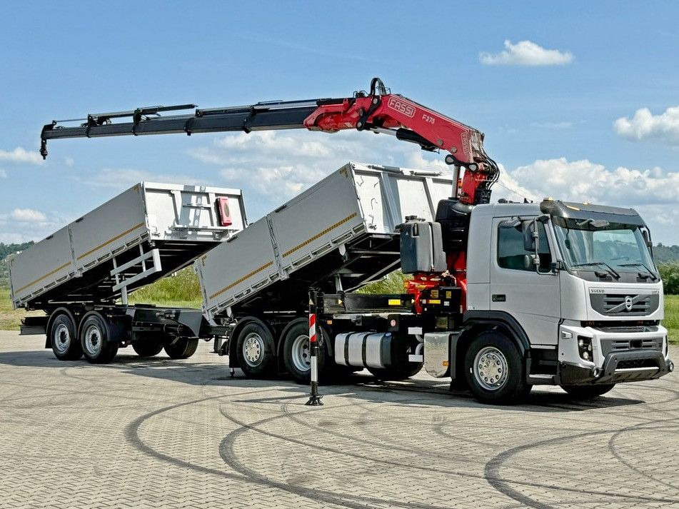 Volvo FMX 420* FASSI F275.2.25 + FUNK + Anhänger / TOP - Camión volquete, Camión grúa: foto 2 Volvo FMX 420* FASSI F275.2.25 + FUNK + Anhänger / TOP - Camión volquete, Camión grúa: foto 2