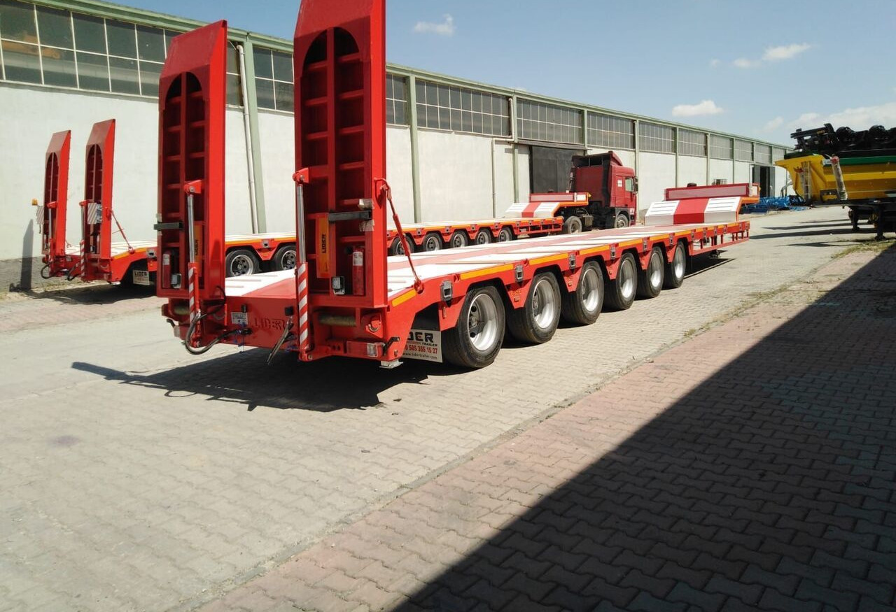 Semirremolque góndola rebajadas nuevo LIDER 2025 model 150 Tons capacity Lowbed semi trailer: foto 13