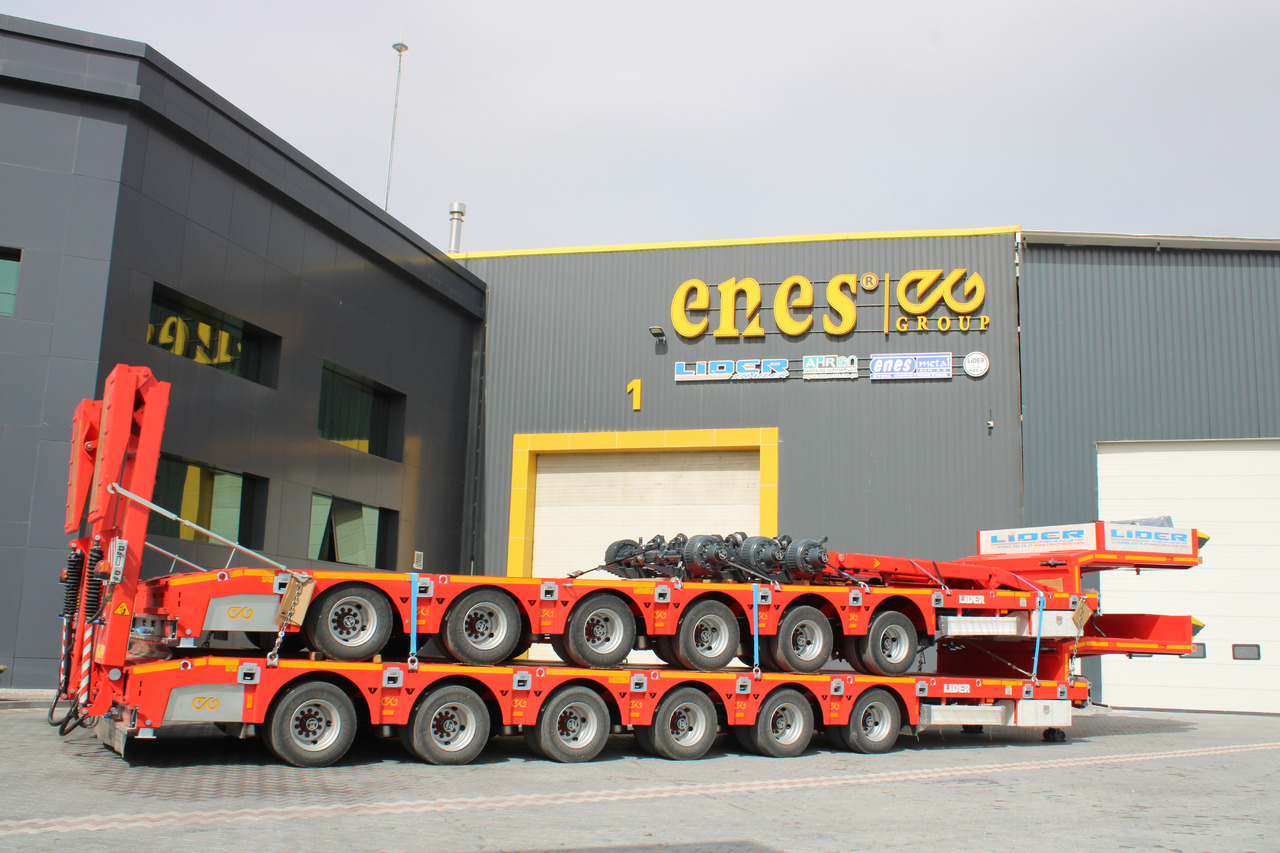 Semirremolque góndola rebajadas nuevo LIDER 2025 model 150 Tons capacity Lowbed semi trailer: foto 10