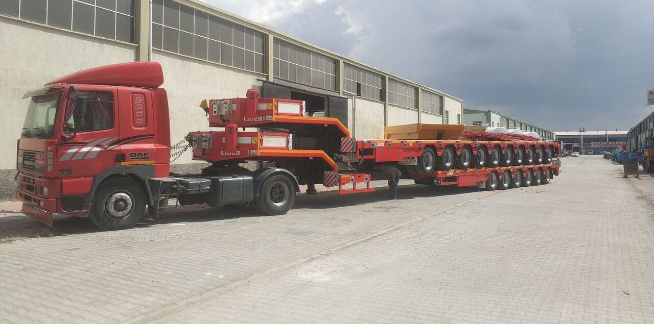 Semirremolque góndola rebajadas nuevo LIDER 2025 model 150 Tons capacity Lowbed semi trailer: foto 7