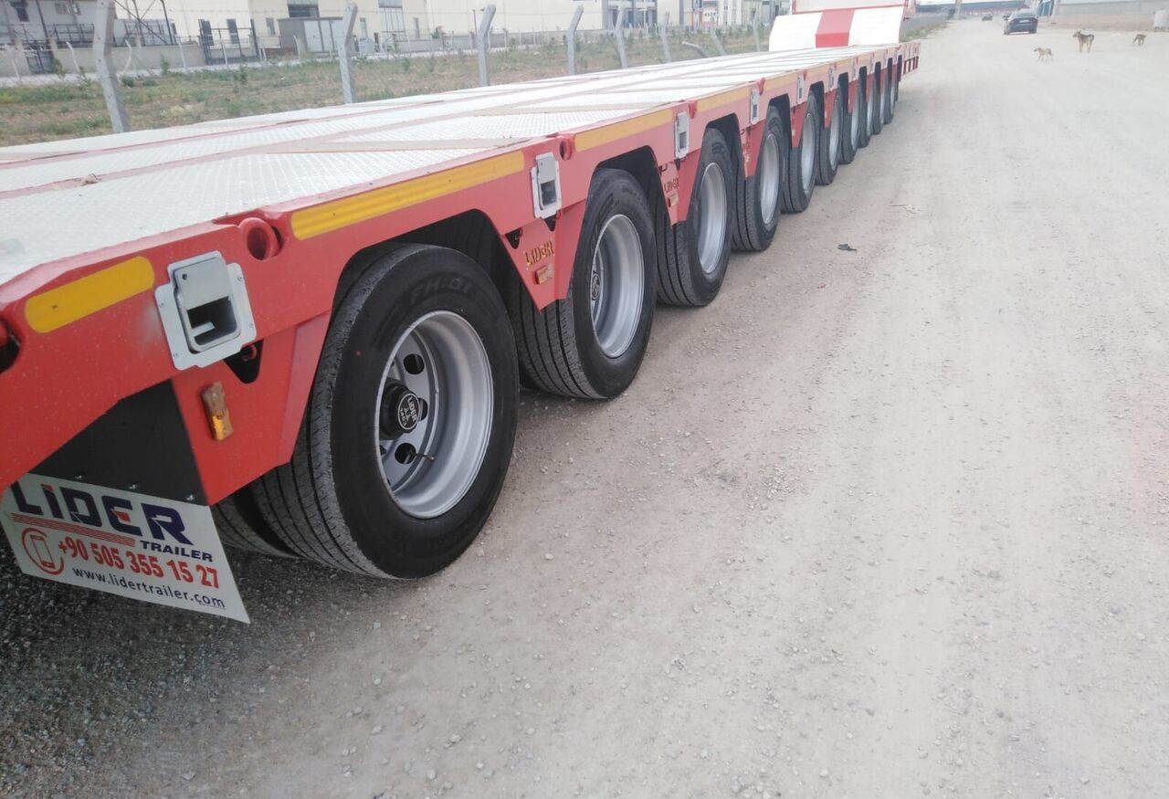 Semirremolque góndola rebajadas nuevo LIDER 2025 model 150 Tons capacity Lowbed semi trailer: foto 18