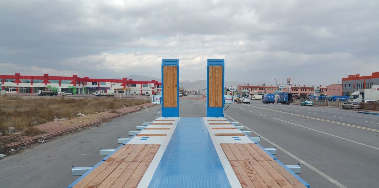 Semirremolque góndola rebajadas para transporte de equipos pesados nuevo LIDER 2025 model new directly from manufacturer company available stock: foto 6