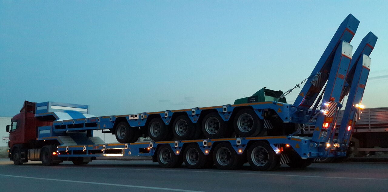 Semirremolque góndola rebajadas para transporte de equipos pesados nuevo LIDER 2025 model new directly from manufacturer company available stock: foto 8