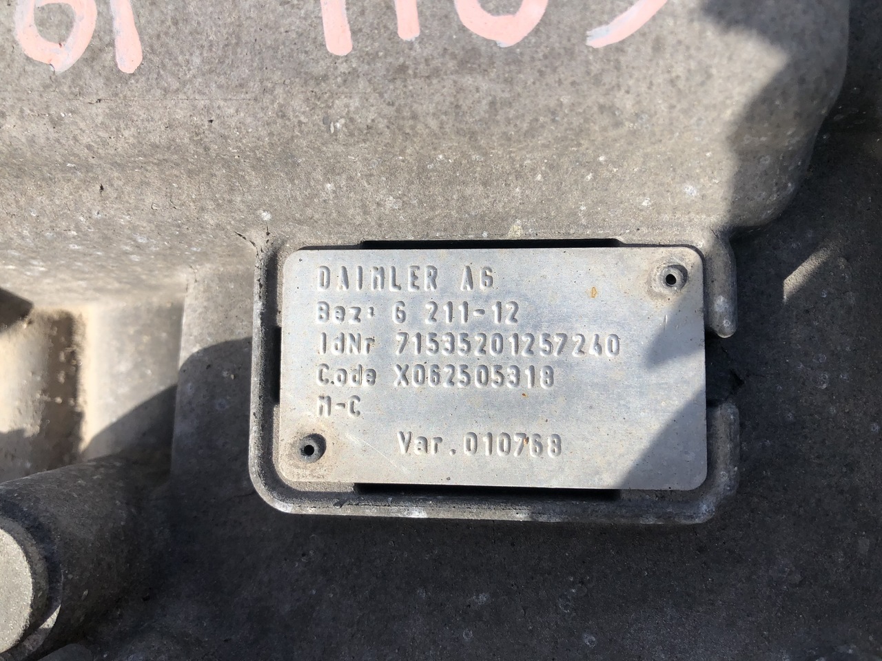 GEARBOX G211-12 ZKL RETARDER ACTROS MP4 (AVAILABLE 2PCS) - Caja de cambios para Camión: foto 4 GEARBOX G211-12 ZKL RETARDER ACTROS MP4 (AVAILABLE 2PCS) - Caja de cambios para Camión: foto 4