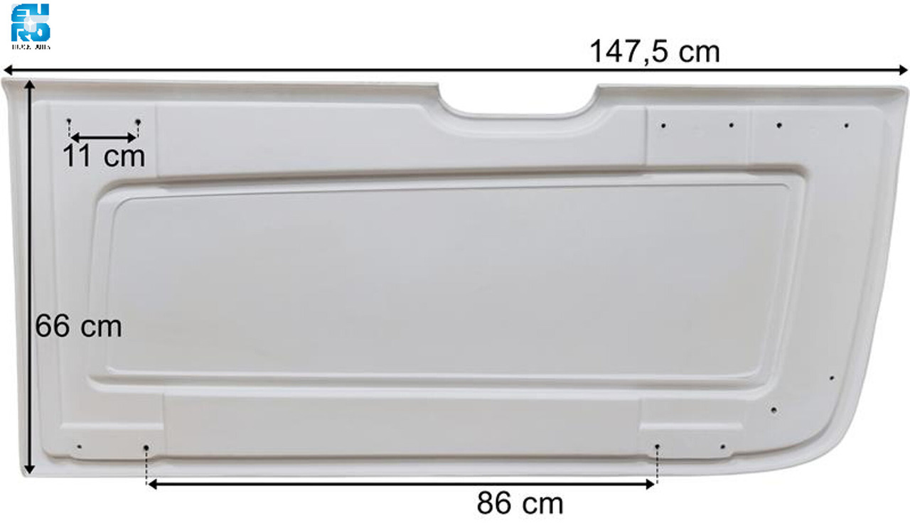 MAN TGX ZIJSKIRT SET WB 3600MM E6 PRIMER INCL.BEUGEL 000060a - Carrocería y exterior para Camión: foto 2 MAN TGX ZIJSKIRT SET WB 3600MM E6 PRIMER INCL.BEUGEL 000060a - Carrocería y exterior para Camión: foto 2
