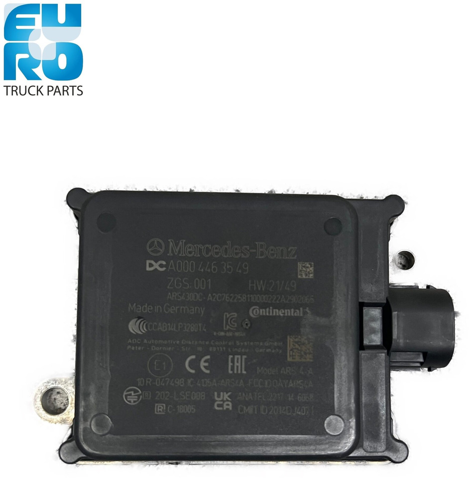 MERCEDES-BENZ OEM AFSTAND RADAR SENSOR VOOR MP4 MP5 0004463549 - Sensor para Camión: foto 3 MERCEDES-BENZ OEM AFSTAND RADAR SENSOR VOOR MP4 MP5 0004463549 - Sensor para Camión: foto 3