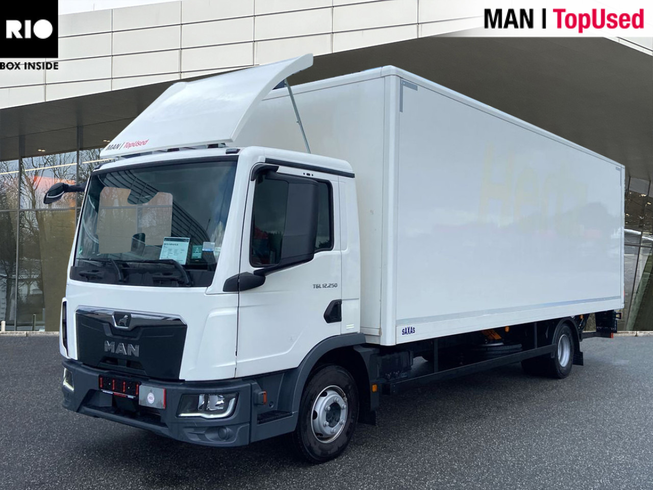 MAN TGL 12.250 4x2 BL CH "Box / Lift" - Camión caja cerrada: foto 1 MAN TGL 12.250 4x2 BL CH "Box / Lift" - Camión caja cerrada: foto 1