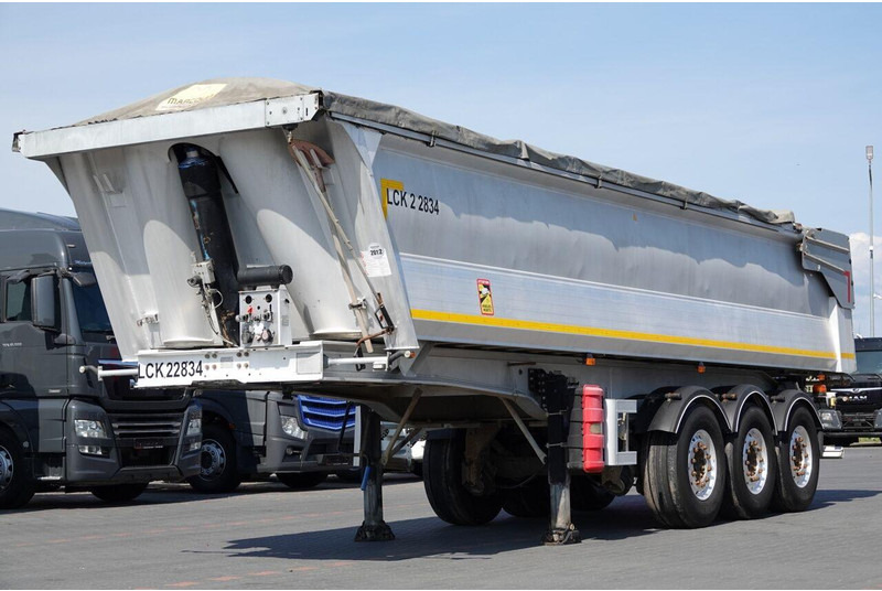 Benalu WYWROTKA 27 m3 / ALUMINIOWA / HYDRAULICZNA KLAPA / 2 OSIE PODNOS - Semirremolque volquete: foto 2 Benalu WYWROTKA 27 m3 / ALUMINIOWA / HYDRAULICZNA KLAPA / 2 OSIE PODNOS - Semirremolque volquete: foto 2