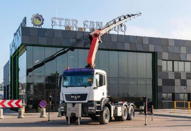 MAN TGS 33.400 6x4 PALFINGER PK 29002 Crane Winch - Cabeza tractora: foto 1 MAN TGS 33.400 6x4 PALFINGER PK 29002 Crane Winch - Cabeza tractora: foto 1