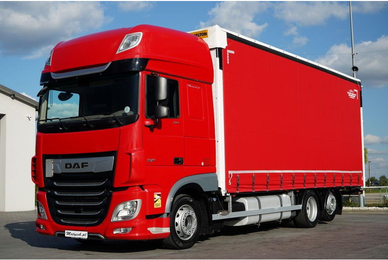 DAF XF 480 / SOLÓWKA / SSC / 6X2 / OŚ PODNOSZONA / WIELTON / PRZEJAZ - Camión lona: foto 1 DAF XF 480 / SOLÓWKA / SSC / 6X2 / OŚ PODNOSZONA / WIELTON / PRZEJAZ - Camión lona: foto 1