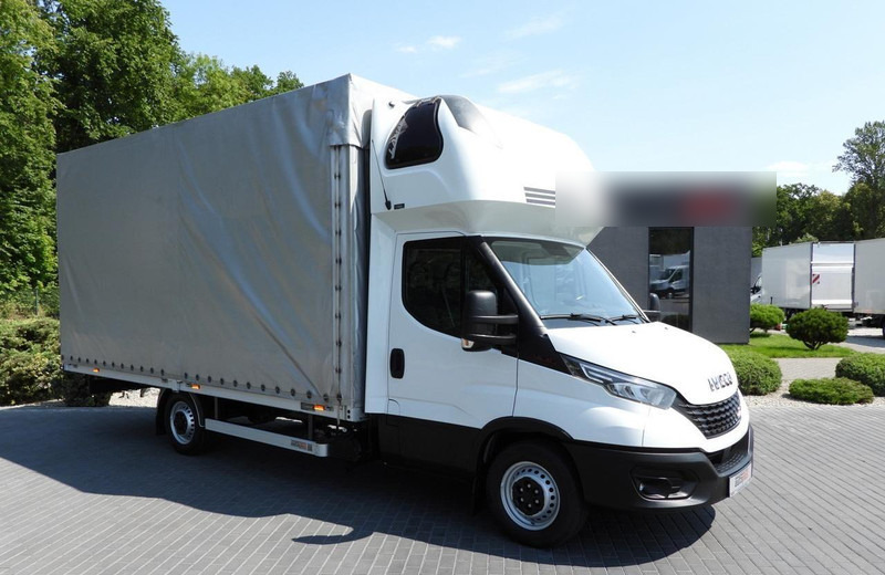 Iveco DAILY 35S18 PLANDEKA 10 PALET WEBASTO TEMPOMAT LEDY PNEUMATYKA K - Furgoneta con lona: foto 1 Iveco DAILY 35S18 PLANDEKA 10 PALET WEBASTO TEMPOMAT LEDY PNEUMATYKA K - Furgoneta con lona: foto 1