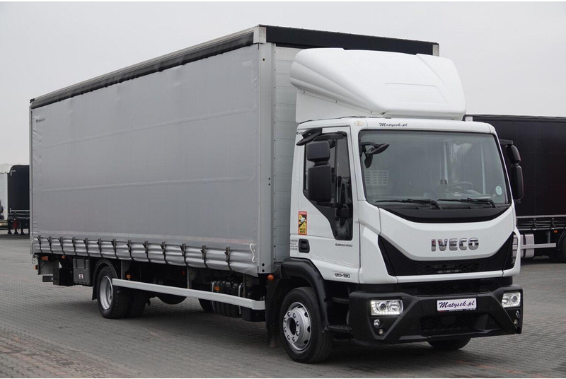 Iveco EUROCARGO / 12. 190 / FIRANKA - 8,5 m / SOLÓWKA / WINDA ZAŁADOWC - Camión lona: foto 1 Iveco EUROCARGO / 12. 190 / FIRANKA - 8,5 m / SOLÓWKA / WINDA ZAŁADOWC - Camión lona: foto 1