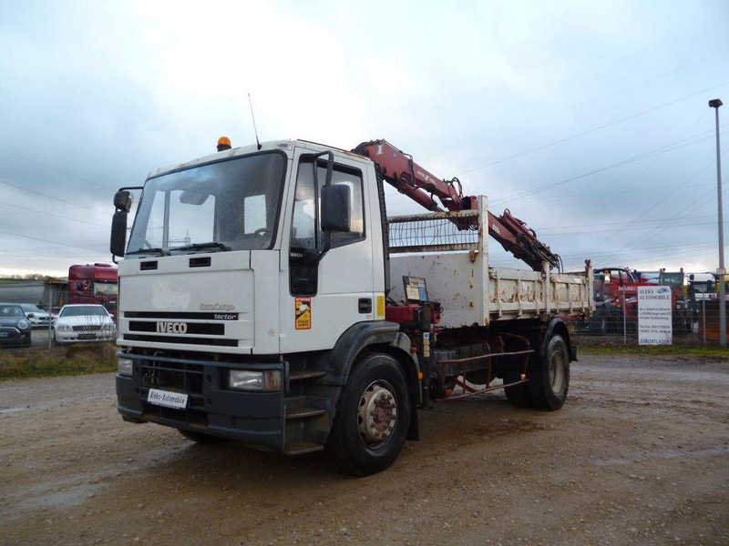 Iveco Eurocargo 180E24 - Camión volquete, Camión grúa: foto 1 Iveco Eurocargo 180E24 - Camión volquete, Camión grúa: foto 1