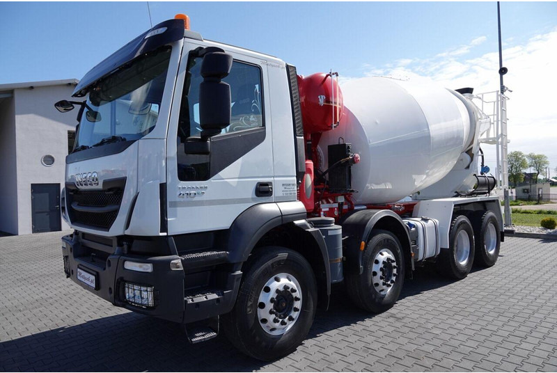 Iveco TRAKKER 410 / 8X4 / BETONOMIESZARKA 9 M3 / PUTZMEISTER / ALUFELG - Camión hormigonera: foto 2 Iveco TRAKKER 410 / 8X4 / BETONOMIESZARKA 9 M3 / PUTZMEISTER / ALUFELG - Camión hormigonera: foto 2