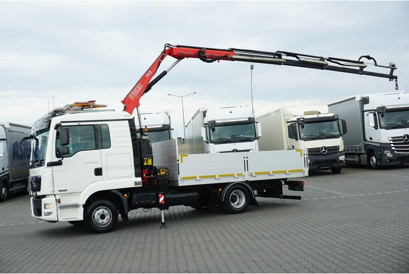 MAN TGL / 12.250 / SKRZYNIOWY + HDS / FASSI F 65 / PILOT - Camión caja abierta, Camión grúa: foto 4 MAN TGL / 12.250 / SKRZYNIOWY + HDS / FASSI F 65 / PILOT - Camión caja abierta, Camión grúa: foto 4