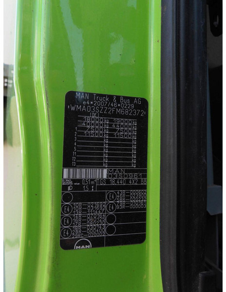 Leasing para MAN TGS 18.440 FKI BB 4x2 Dreiseitenkipper Euro6 MAN TGS 18.440 FKI BB 4x2 Dreiseitenkipper Euro6: foto 18