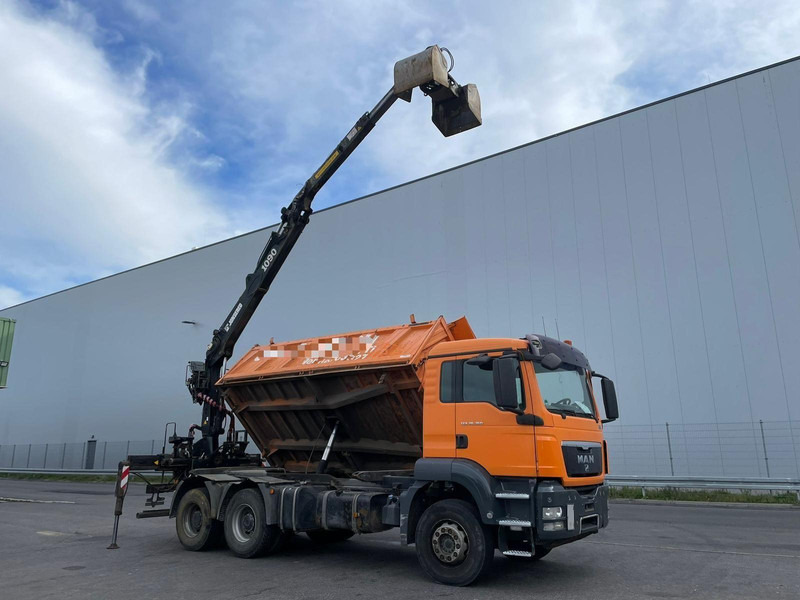 MAN TGS 26.360 Tipper + Crane Jonsered J 1090 - Camión volquete, Camión grúa: foto 5 MAN TGS 26.360 Tipper + Crane Jonsered J 1090 - Camión volquete, Camión grúa: foto 5