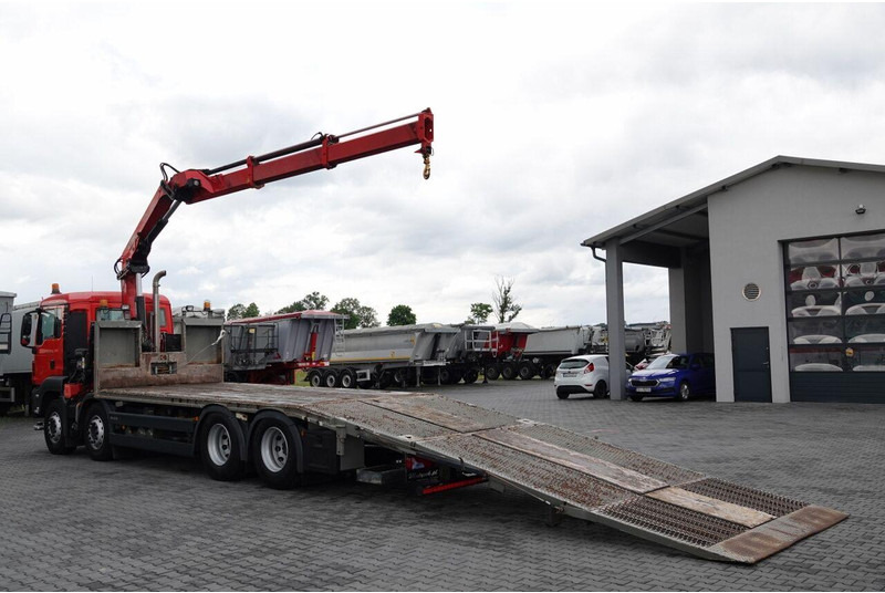 MAN TGS 35.360 / 8x2-4 / LAWETA + HDS HIAB 166 E-2 / OŚ PODNOSZONA / - Grua de remolque autos: foto 5 MAN TGS 35.360 / 8x2-4 / LAWETA + HDS HIAB 166 E-2 / OŚ PODNOSZONA / - Grua de remolque autos: foto 5