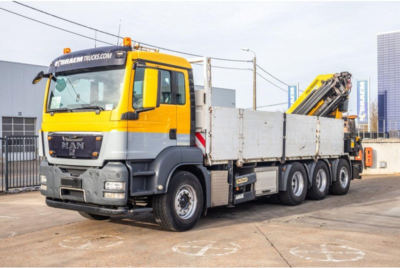 MAN TGS 35.440 8x4 Crane Palfinger PK 42002-SH - Camión caja abierta, Camión grúa: foto 1 MAN TGS 35.440 8x4 Crane Palfinger PK 42002-SH - Camión caja abierta, Camión grúa: foto 1