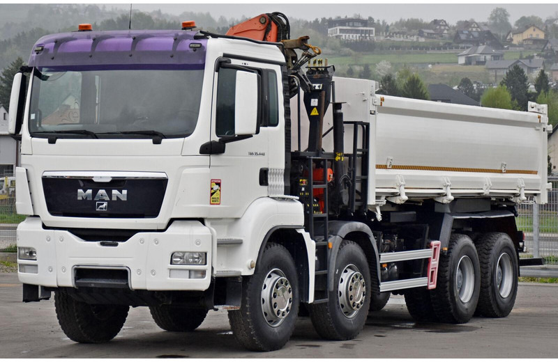 MAN TGS 35.440 * KIPPER 5,80m + KRAN * TOPZUSTAND - Camión volquete, Camión grúa: foto 5 MAN TGS 35.440 * KIPPER 5,80m + KRAN * TOPZUSTAND - Camión volquete, Camión grúa: foto 5