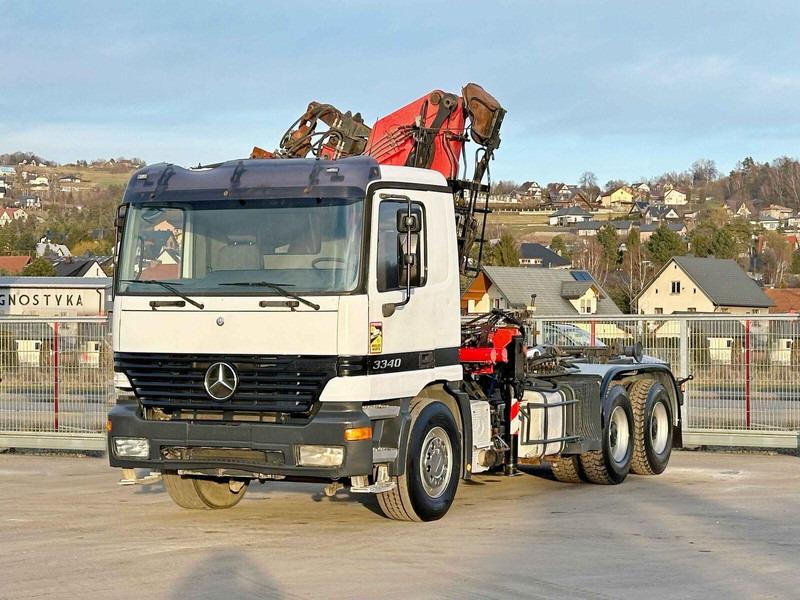 Mercedes-Benz ACTROS 3340 * ABROLLKIPPER * EPSILON E245ZA /6x4 - Camión multibasculante, Camión grúa: foto 2 Mercedes-Benz ACTROS 3340 * ABROLLKIPPER * EPSILON E245ZA /6x4 - Camión multibasculante, Camión grúa: foto 2