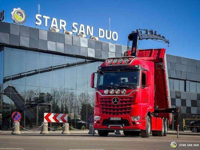 Mercedes-Benz AROCS 3358L 6x4 HIAB 192X-HIPRO E-6 Crane Kippe - Camión volquete, Camión grúa: foto 4 Mercedes-Benz AROCS 3358L 6x4 HIAB 192X-HIPRO E-6 Crane Kippe - Camión volquete, Camión grúa: foto 4