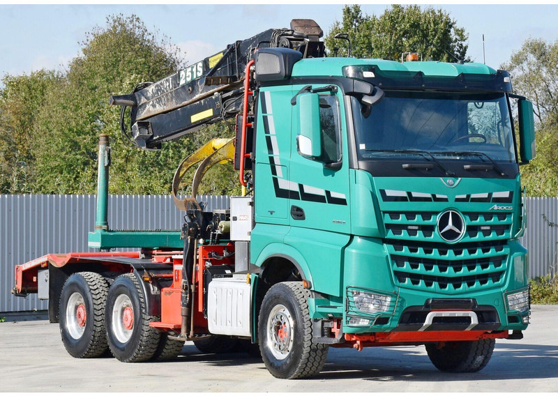 Mercedes-Benz AROCS 3363 *HOLZTRANSPORTER * LOGLIFT 251S /6x4 - Camión forestal, Camión grúa: foto 4 Mercedes-Benz AROCS 3363 *HOLZTRANSPORTER * LOGLIFT 251S /6x4 - Camión forestal, Camión grúa: foto 4