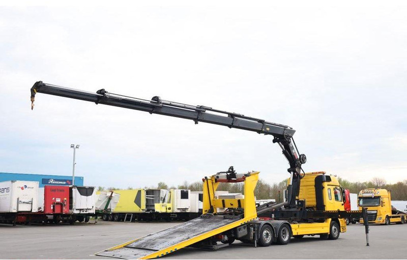 Mercedes-Benz Actros 2532 Vehicle transporter + crane Hiab 477EP-5 HiPro 6x2 - Camión portavehículos: foto 5 Mercedes-Benz Actros 2532 Vehicle transporter + crane Hiab 477EP-5 HiPro 6x2 - Camión portavehículos: foto 5