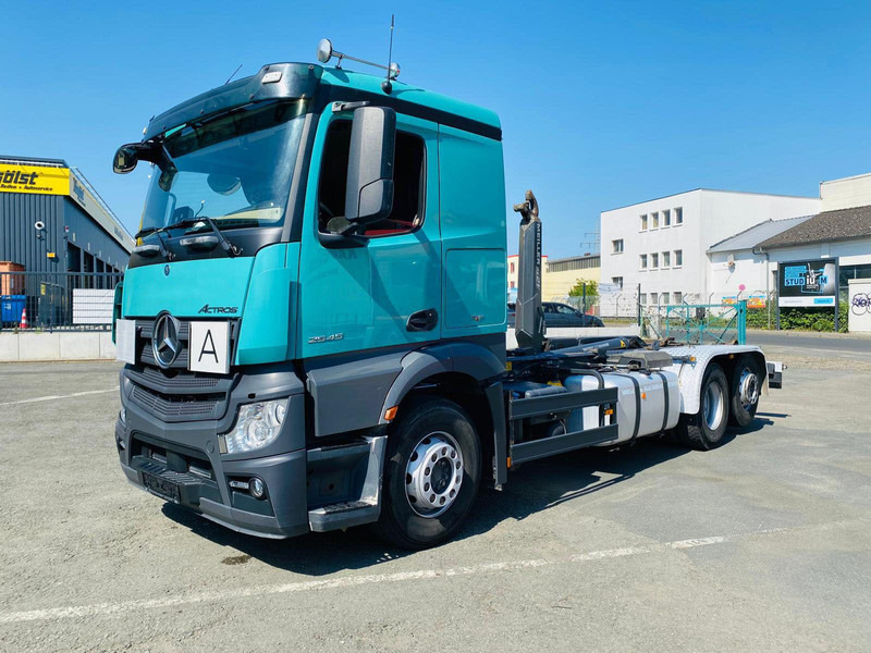 Mercedes-Benz Actros 2545 Meileraufbau GUTER ZUSTAND - Camión caja abierta, Camión grúa: foto 1 Mercedes-Benz Actros 2545 Meileraufbau GUTER ZUSTAND - Camión caja abierta, Camión grúa: foto 1
