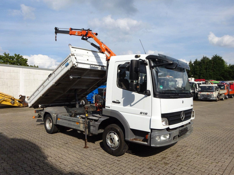 Mercedes-Benz Atego 818 3 way Meiller tipper + crane Terex 36.2 - Furgoneta basculante: foto 4 Mercedes-Benz Atego 818 3 way Meiller tipper + crane Terex 36.2 - Furgoneta basculante: foto 4