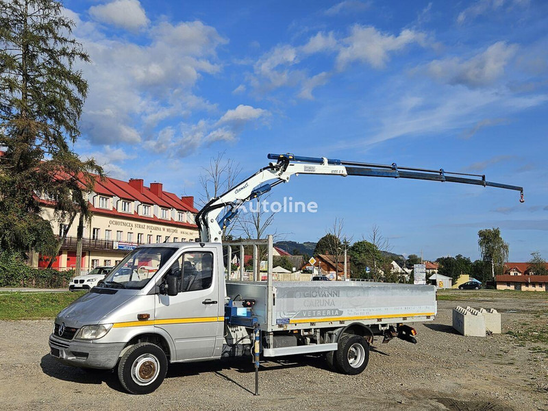 Mercedes-Benz Sprinter 616 Flatbed + crane Cormach - Camión caja abierta, Camión grúa: foto 1 Mercedes-Benz Sprinter 616 Flatbed + crane Cormach - Camión caja abierta, Camión grúa: foto 1