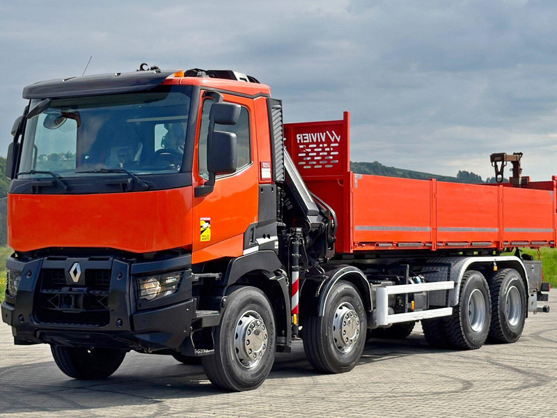 Renault C 430 *KIPPER 6,80m* HIAB X-HIDUO 188 ES-4 * 8x4 - Camión volquete, Camión grúa: foto 3 Renault C 430 *KIPPER 6,80m* HIAB X-HIDUO 188 ES-4 * 8x4 - Camión volquete, Camión grúa: foto 3