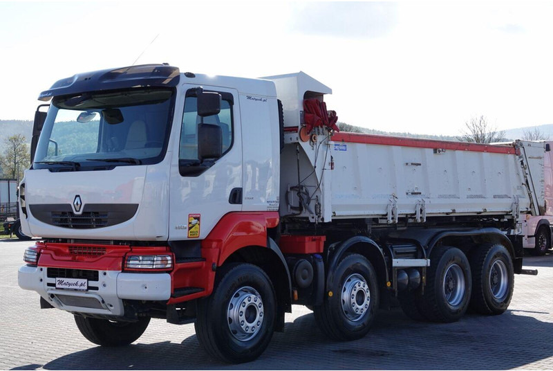 Camión volquete Renault KERAX 480 / 8x4 / WYWROTKA / HYDROBURTA / HYDROKLAPA / BORDMATIC: foto 11 Camión volquete Renault KERAX 480 / 8x4 / WYWROTKA / HYDROBURTA / HYDROKLAPA / BORDMATIC: foto 11