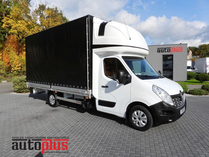 Renault MASTER PLANDEKA 10 PALET WEBASTO TEMPOMAT KLIMATYZACJA 170KM [ - Furgoneta con lona: foto 1 Renault MASTER PLANDEKA 10 PALET WEBASTO TEMPOMAT KLIMATYZACJA 170KM [ - Furgoneta con lona: foto 1
