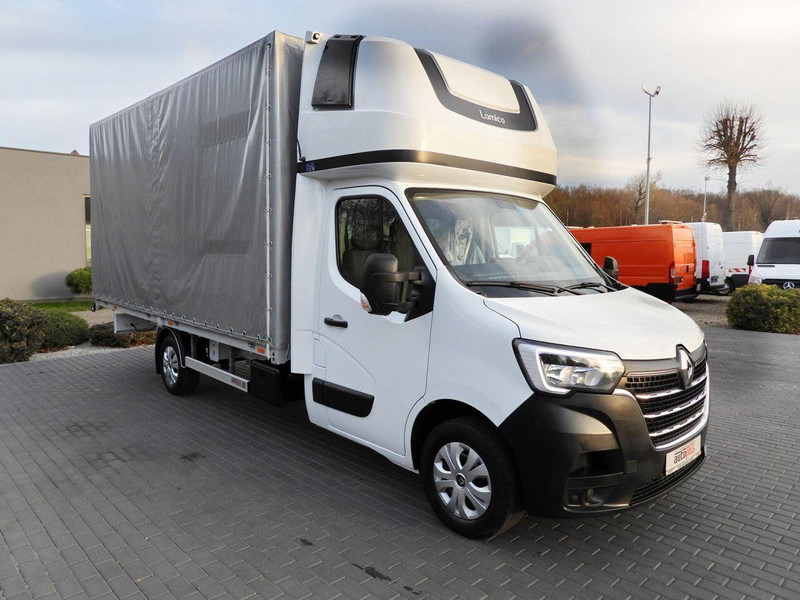Renault MASTER PLANDEKA 10 PALET WEBASTO TEMPOMAT LEDY PNEUMATYKA KLIMAT - Furgoneta con lona: foto 4 Renault MASTER PLANDEKA 10 PALET WEBASTO TEMPOMAT LEDY PNEUMATYKA KLIMAT - Furgoneta con lona: foto 4