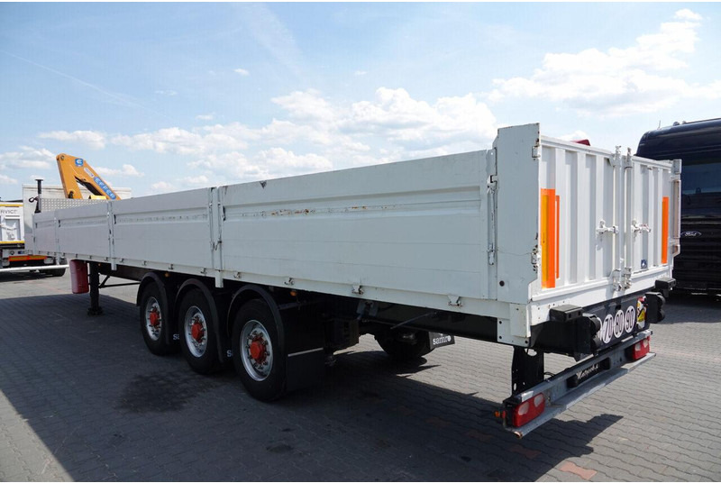 Samro NACZEPA BURTOWA  / + HDS EFFER 95-3S - WYSÓW : 9 METRÓW / SPROWA - Semirremolque plataforma/ Caja abierta: foto 3 Samro NACZEPA BURTOWA  / + HDS EFFER 95-3S - WYSÓW : 9 METRÓW / SPROWA - Semirremolque plataforma/ Caja abierta: foto 3